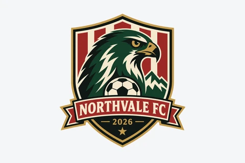 AI-generated sports badge