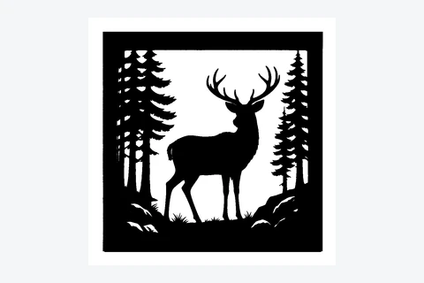 Laser cut paper cut