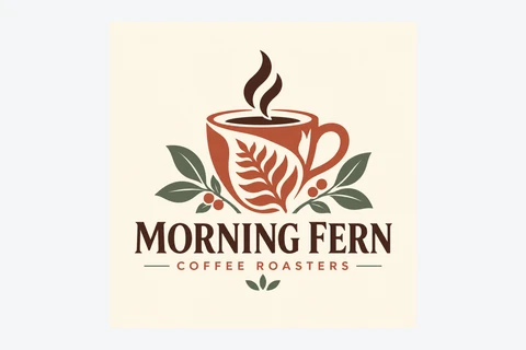 Morning Fern coffee logo