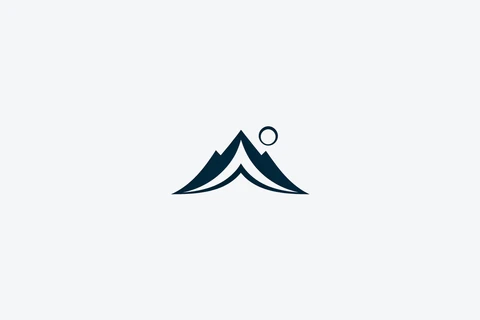 Mountain peak mark