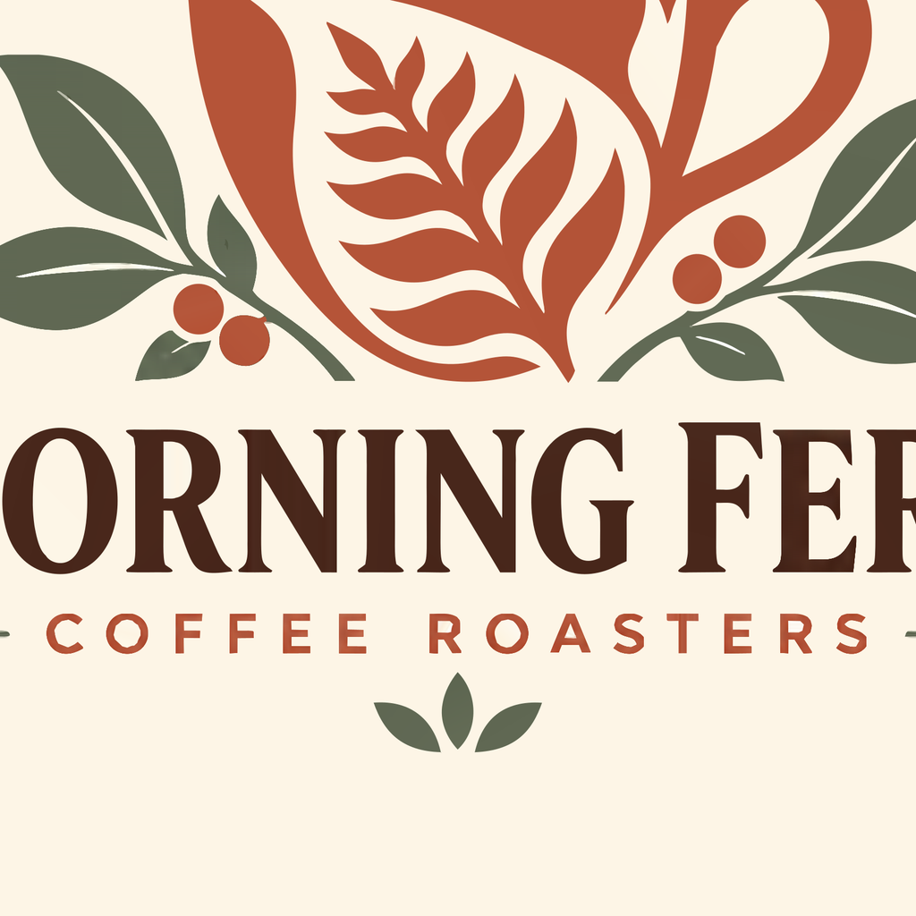 Morning Fern coffee logo — Zoomed text