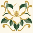Magnolia ornament