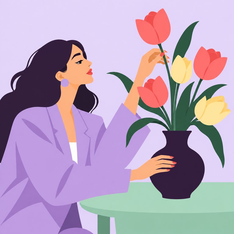 Flower studio illustration — Original image