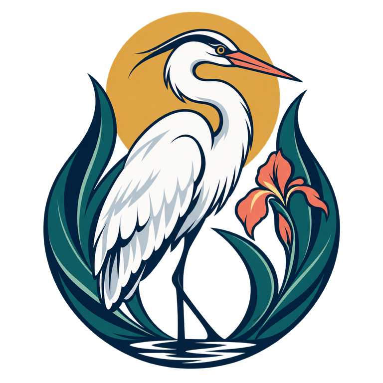 Heron crest as BMP — Original image