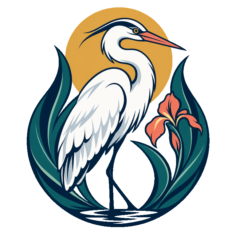 Heron crest as GIF — Original image