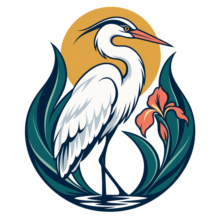 Heron crest — Original image