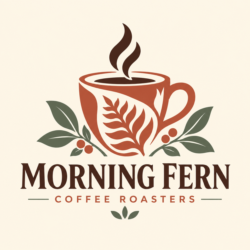 Morning Fern coffee logo — Original image